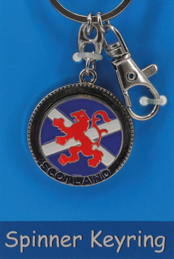 1337 Disc Spinner Carded Keyring - Lion