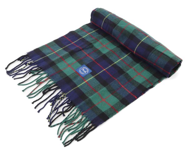 134485 Acrylic Scarf - Green Tartan
