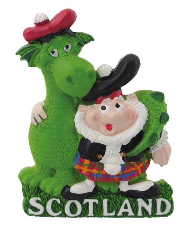 1507 Resin Magnet - Highlander & Nessie Twins