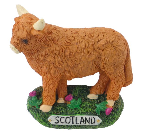 1536 Resin Fridge Magnet - Highland Cow