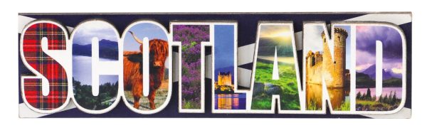 1574 Scotland Collage 3D MDF Fridge Magnet