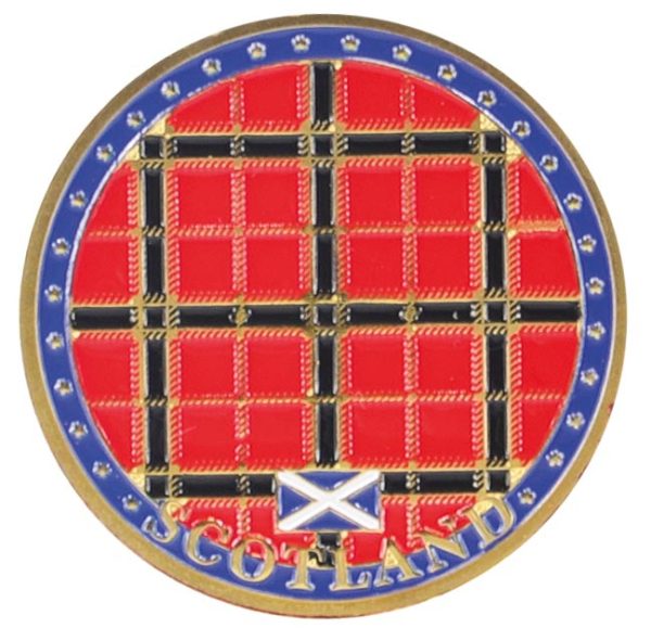 1601 Souvenir Coin - Tartan