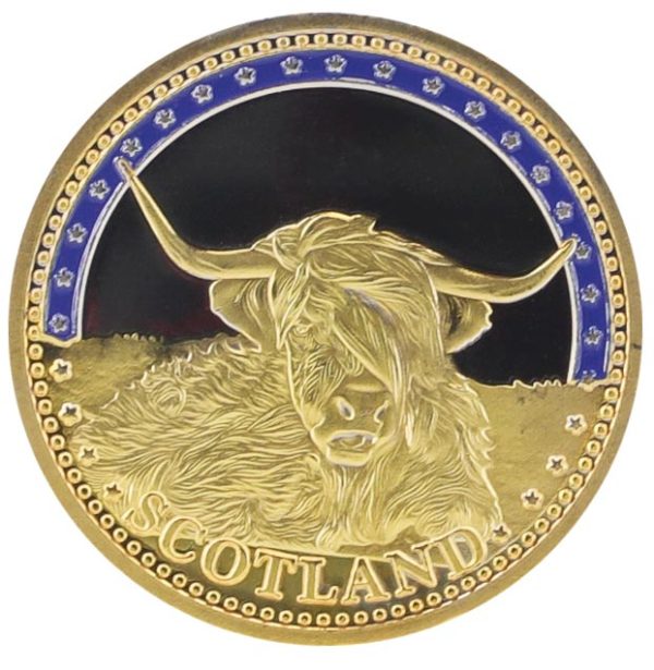 1602 Souvenir Coin - Highland Cow