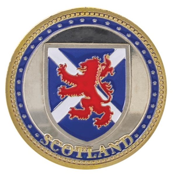 1606 Souvenir Coin - Saltire / Lion Crest