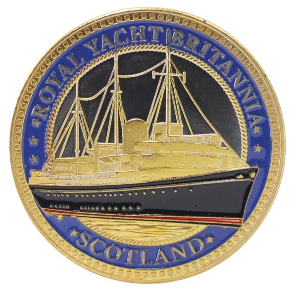 1611 Souvenir Coin - Royal Yacht Britannia