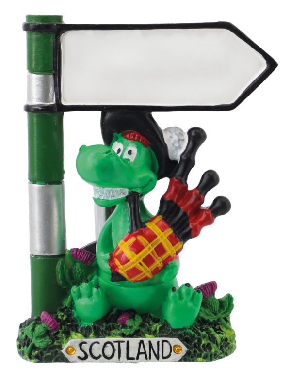 1641 Bespoke Signpost Destination Resin Fridge Magnet - Nessie