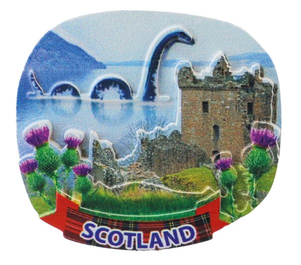 1672 Resin Fridge Magnet - Nessie