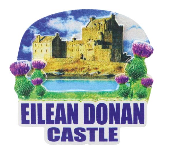 1675 Resin Fridge Magnet - Eilean Donan