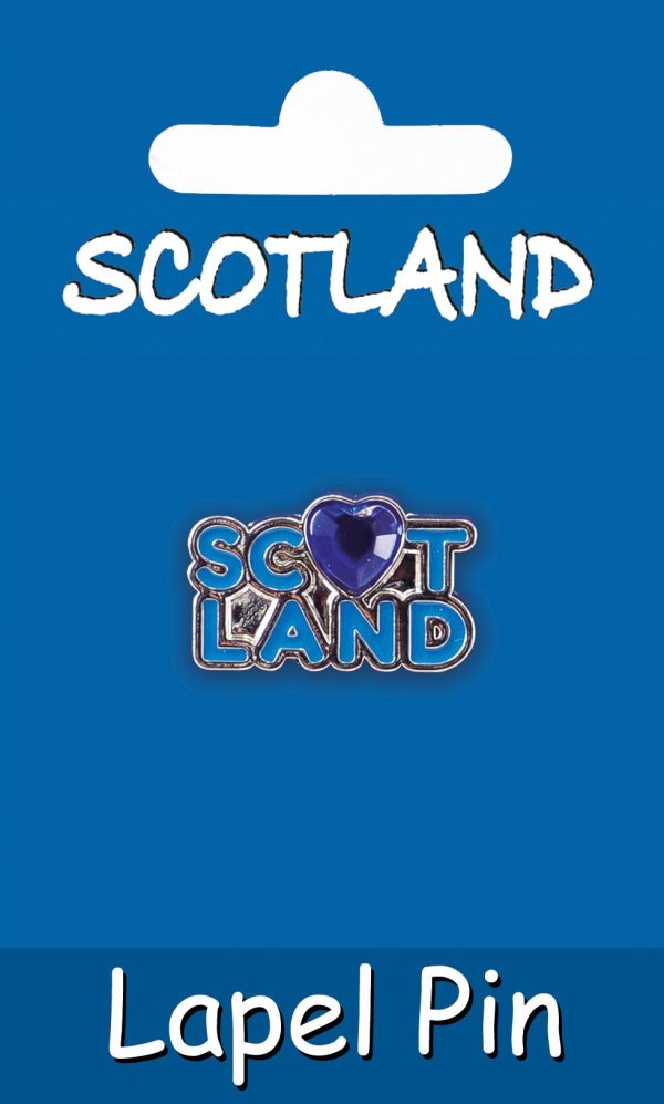 1824 Crystal Lapel Pin - Scotland