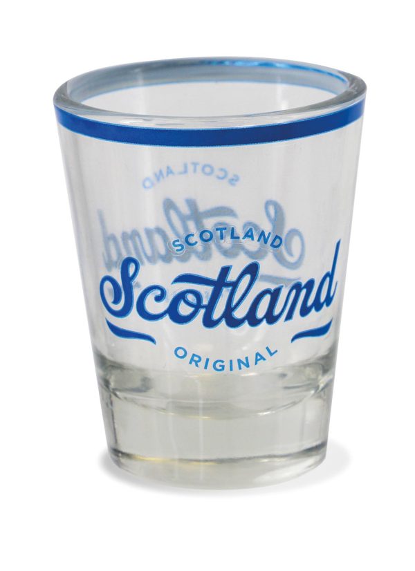 1872 Tot Glass - Scotland Text