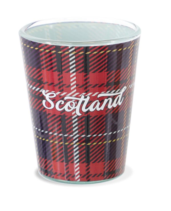 1873 Tot Glass - Tartan