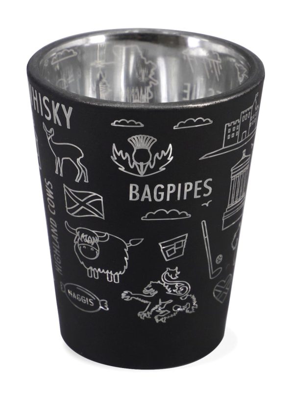 1920 Tot Glass - Scottish Icons