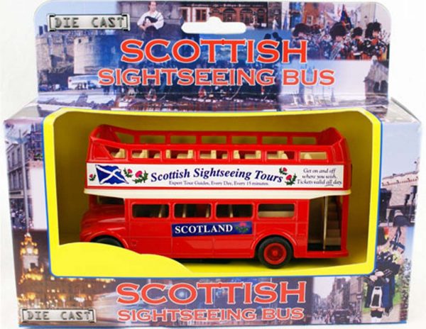 222 Open Top Die Cast Tour Bus