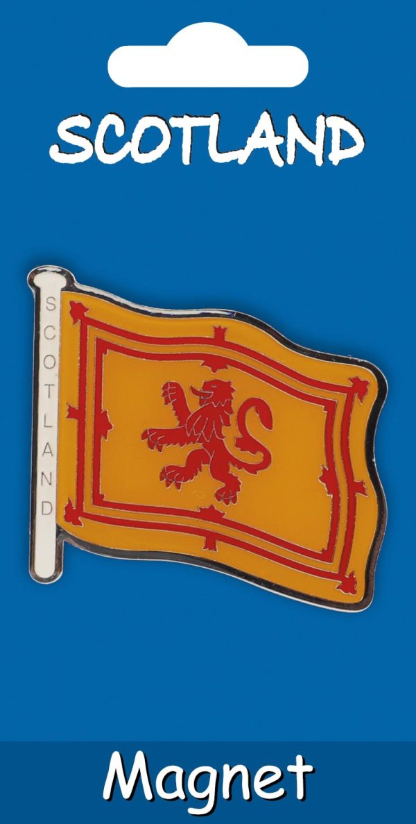 329 Metal Fridge Magnet Carded - Lion Rampant