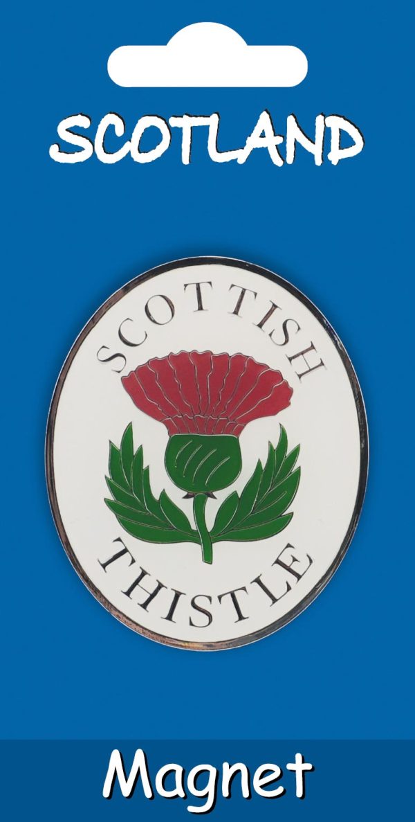331 Metal Fridge Magnet Carded - Thistle