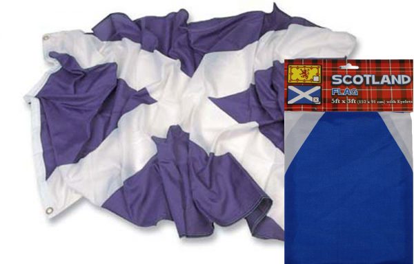 816 Saltire Flag in bag- 5' x 3'
