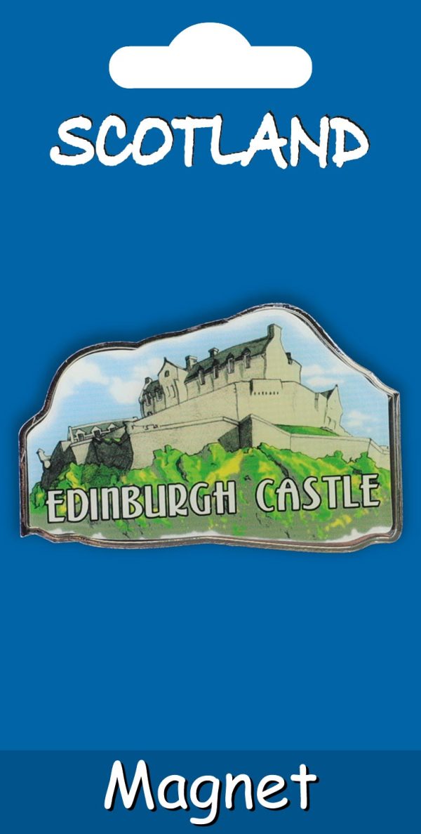 835 Metal Fridge Magnet Carded - Edinburgh Castle
