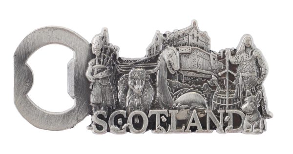 839 Metal Bottle Opener Fridge Magnet - Collage