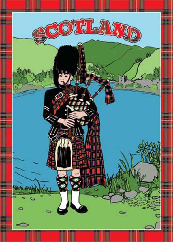 1307 Tea Towel - Piper