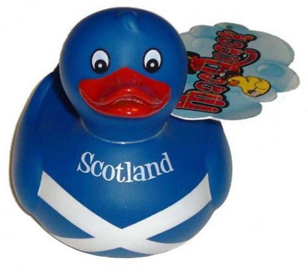 1430 Rubber Duck - Blue Saltire/Scotland