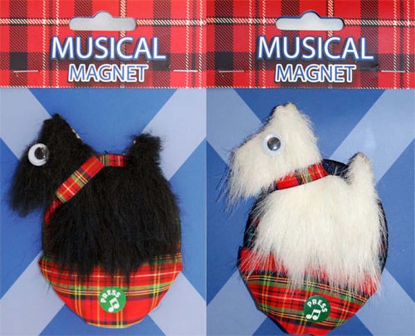 374 Scottie Dogs Musical Fridge Magnets