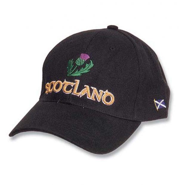 486 Thistle / Scotland - Black Baseball Cap